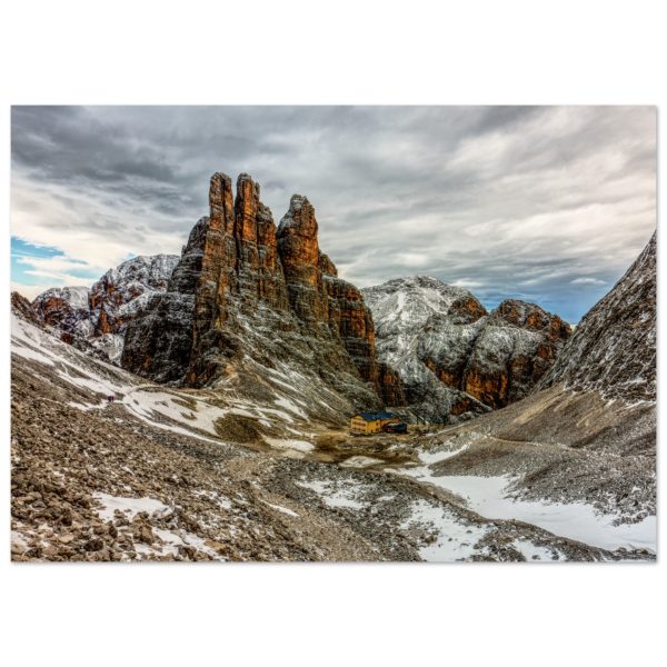 Vajolet Towers – Rifugio Re Alberto | Poster